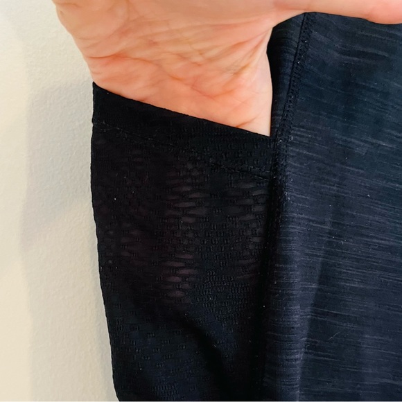 Nanette Lepore athletic cropped leggings black - Picture 2 of 9